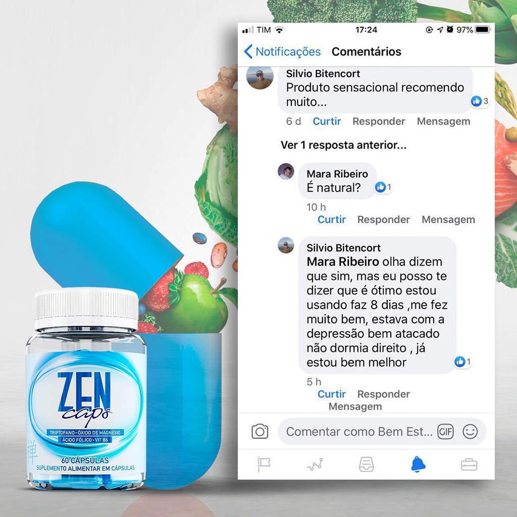 Liberte-se da Depressão, Ansiedade e Insônia em Alegria -RS com ZEN CAPS!